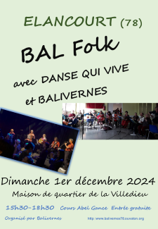 L’association Balivernes fait son Bal Folk !