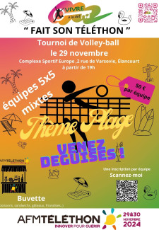 VALC: Téléthon-tournoi de volley 