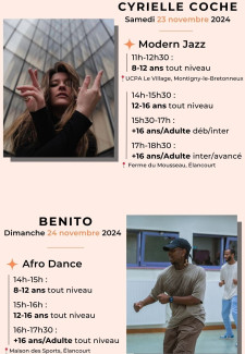 BamSchool organise un stage de danse !