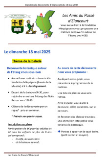 Randonnée découverte d'Élancourt par les Amis du Passé !
