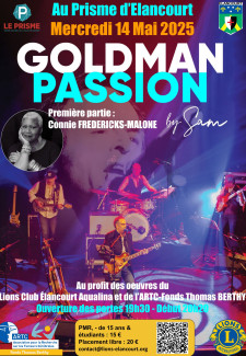 Concert caritatif Goldman Passion