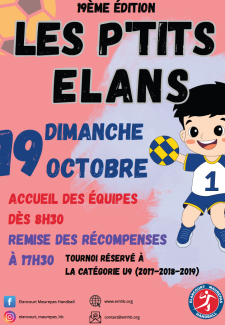 EMHB: tournoi des p'tits élans